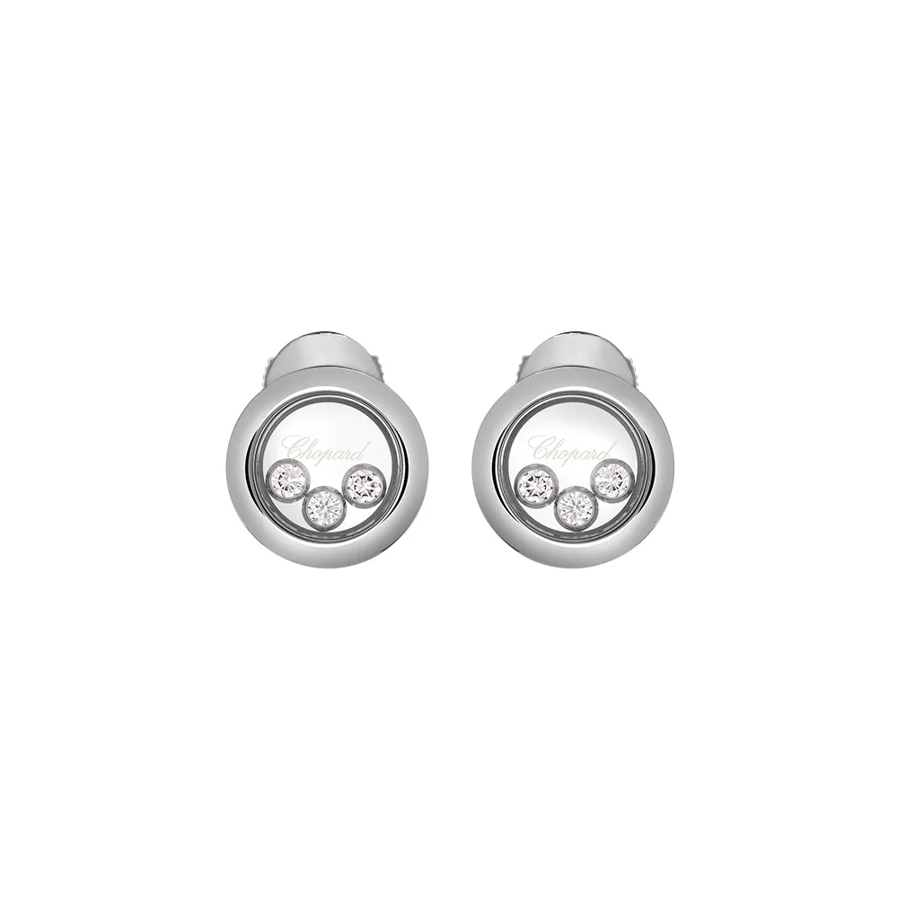 Auskari Chopard Happy Diamonds Icons Round