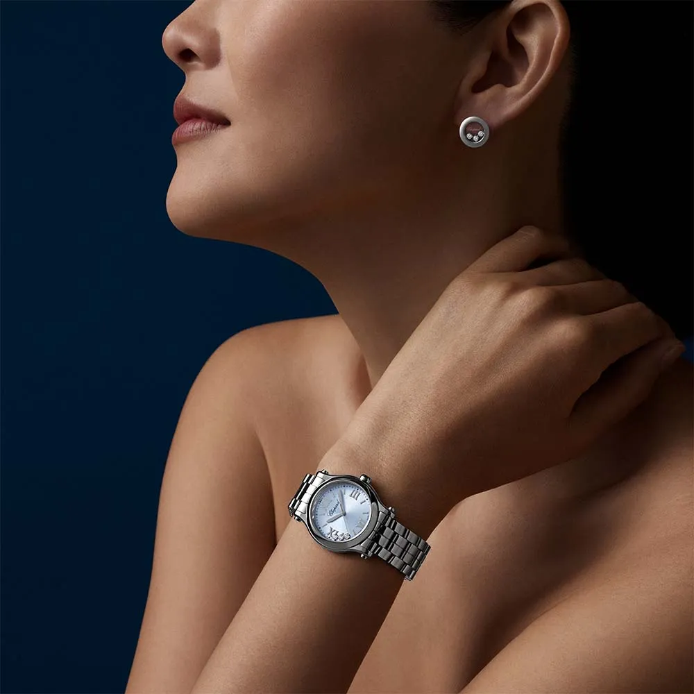 Auskari Chopard Happy Diamonds Icons Round