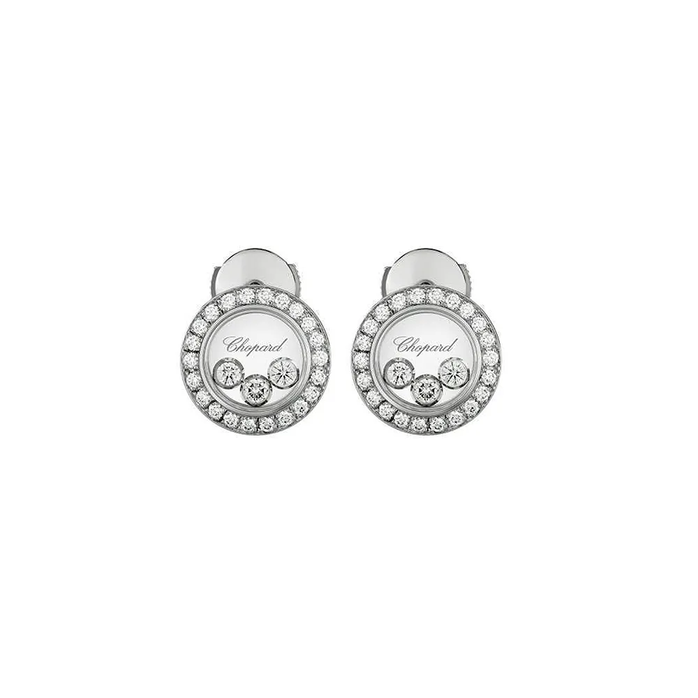 Серьги Chopard Happy Diamonds Icons Round