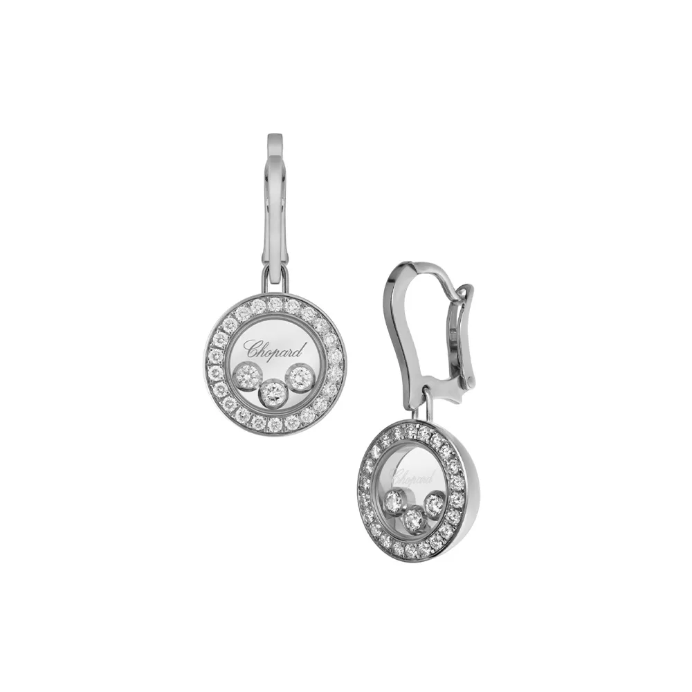 Серьги Chopard Happy Diamonds Icons Round Серьги Chopard Happy Diamonds Icons Round