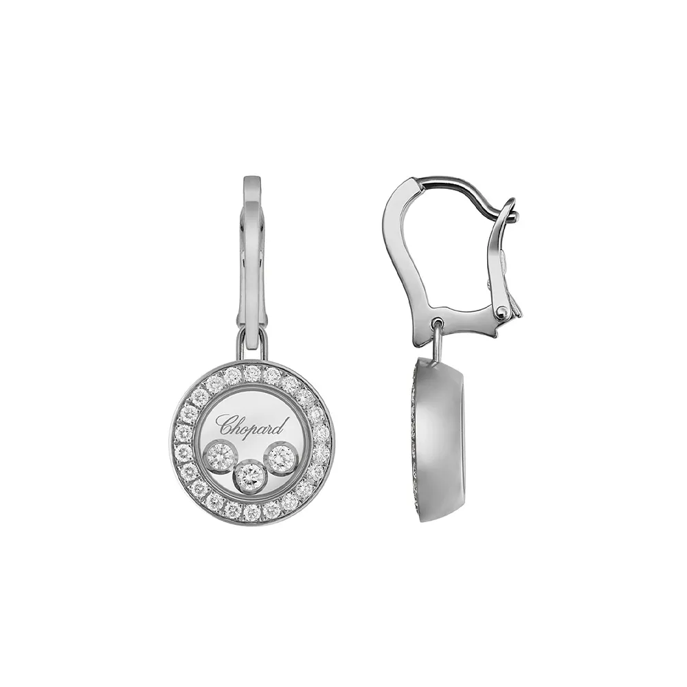 Серьги Chopard Happy Diamonds Icons Round Серьги Chopard Happy Diamonds Icons Round