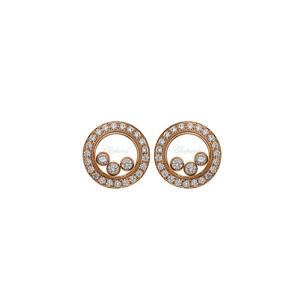 Серьги Chopard Happy Diamonds Icons Round