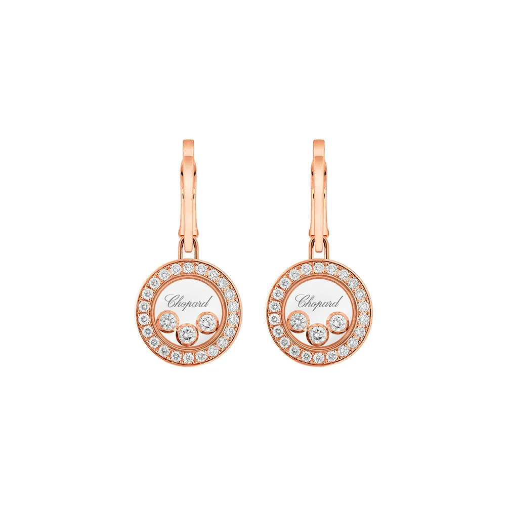 Серьги Chopard Happy Diamonds Icons Round