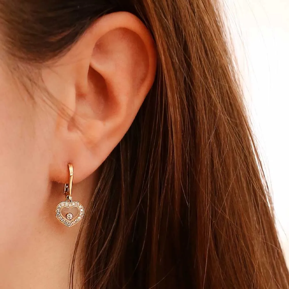 Серьги Chopard Happy Diamonds Icons Heart
