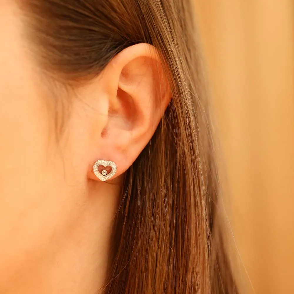 Серьги Chopard Happy Diamonds Icons Heart