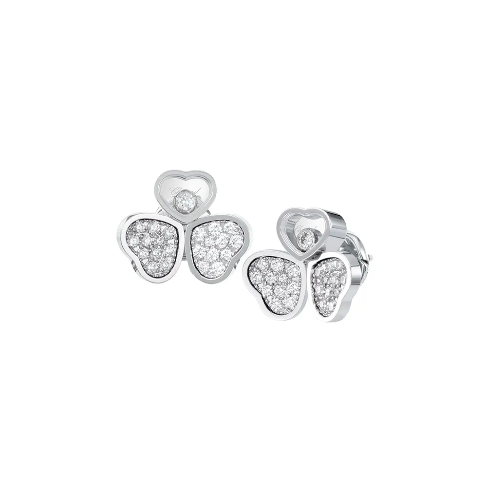 Серьги Chopard Happy Hearts