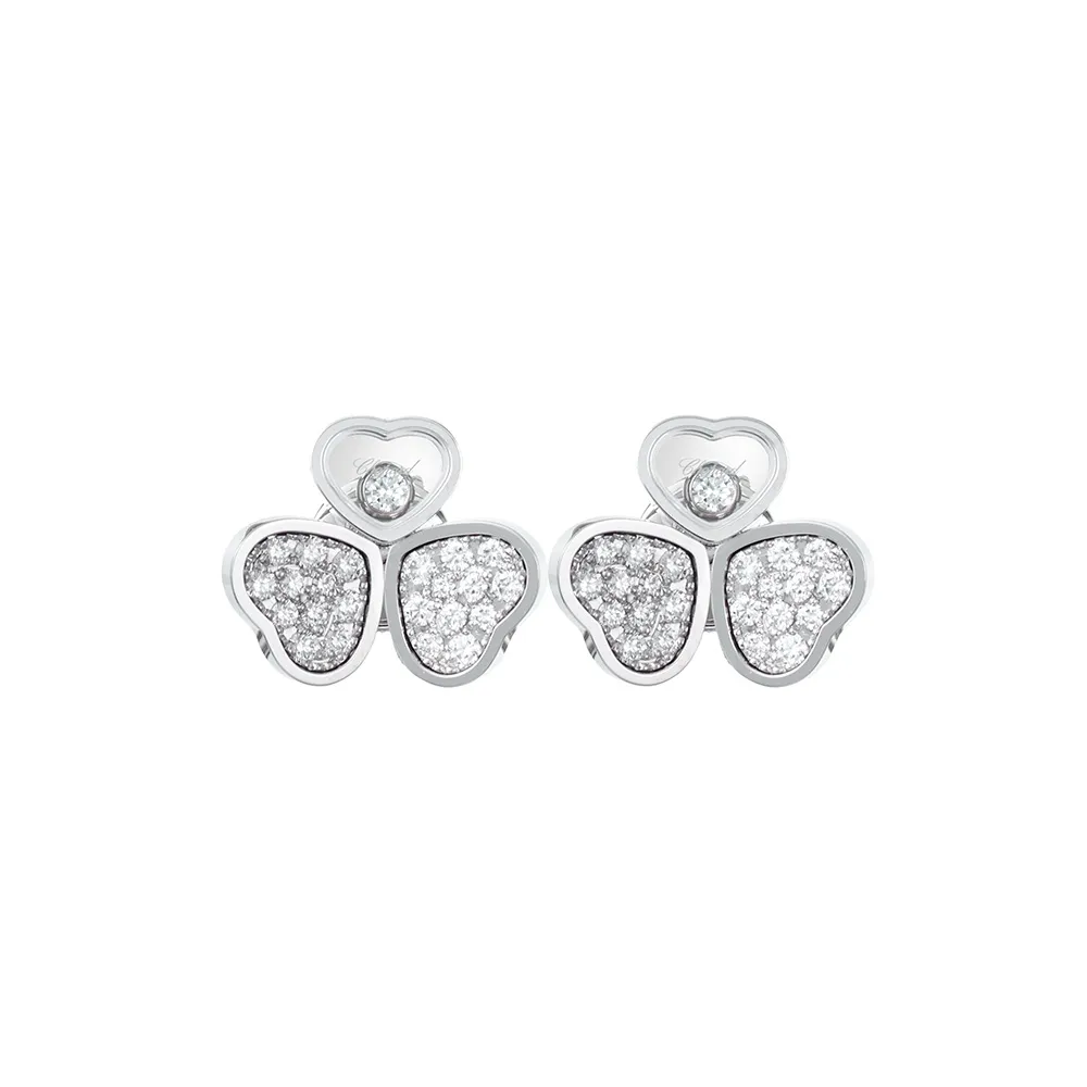 Серьги Chopard Happy Hearts