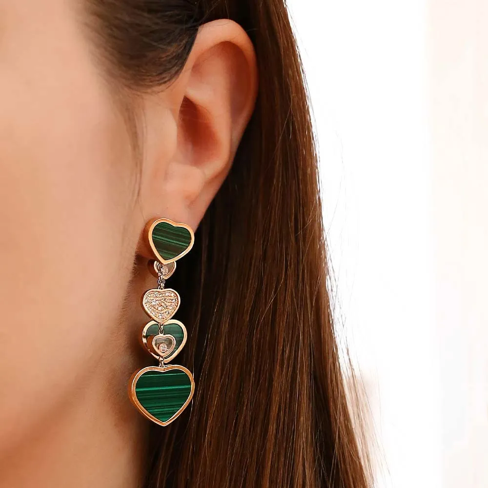 Earrings Chopard Happy Hearts