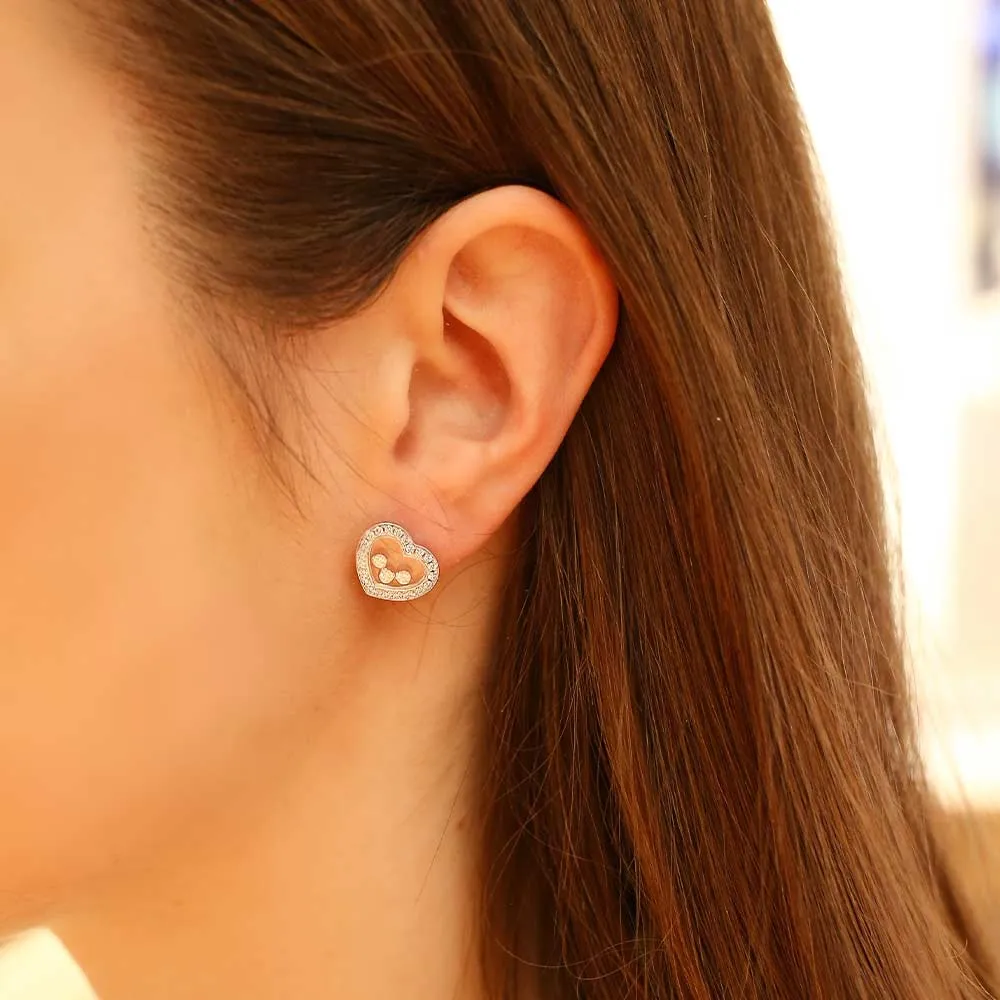 Серьги Chopard Happy Diamonds Icons Heart