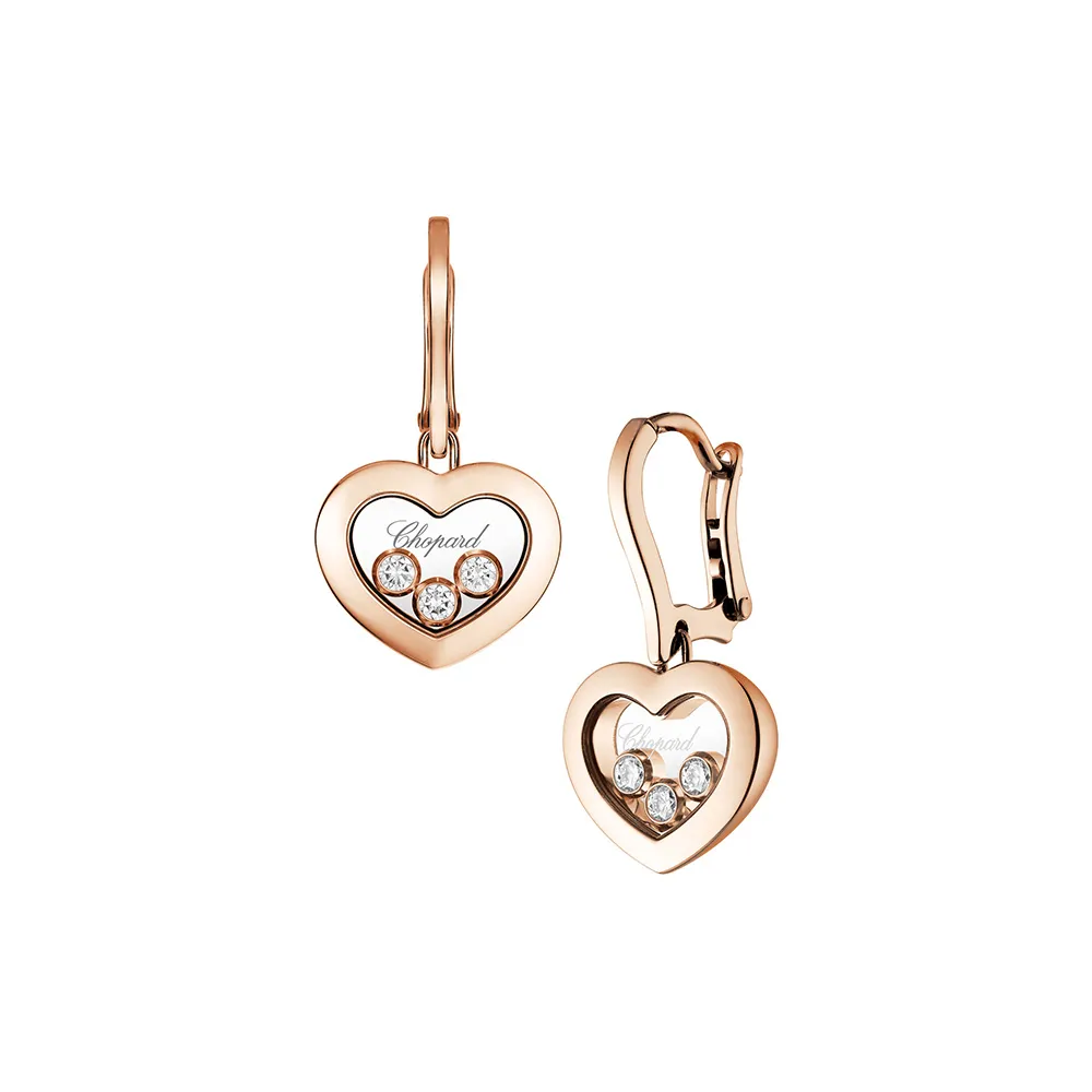Серьги Chopard Happy Diamonds Icons Heart