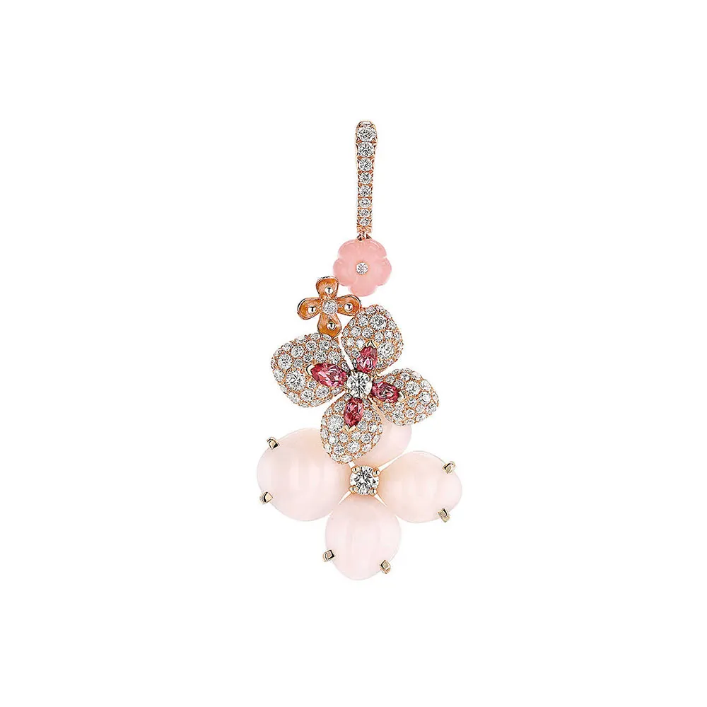 Earrings Chaumet Hortensia with diamonds