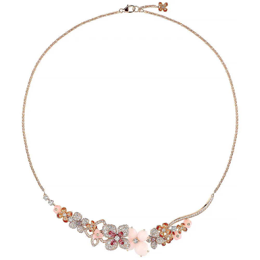 Necklace Chaumet Hortensia with diamonds