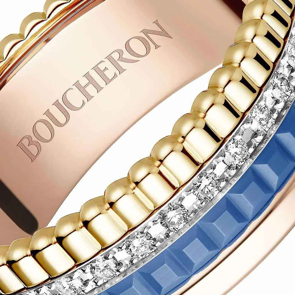 Gredzens Boucheron Quatre Blue Edition