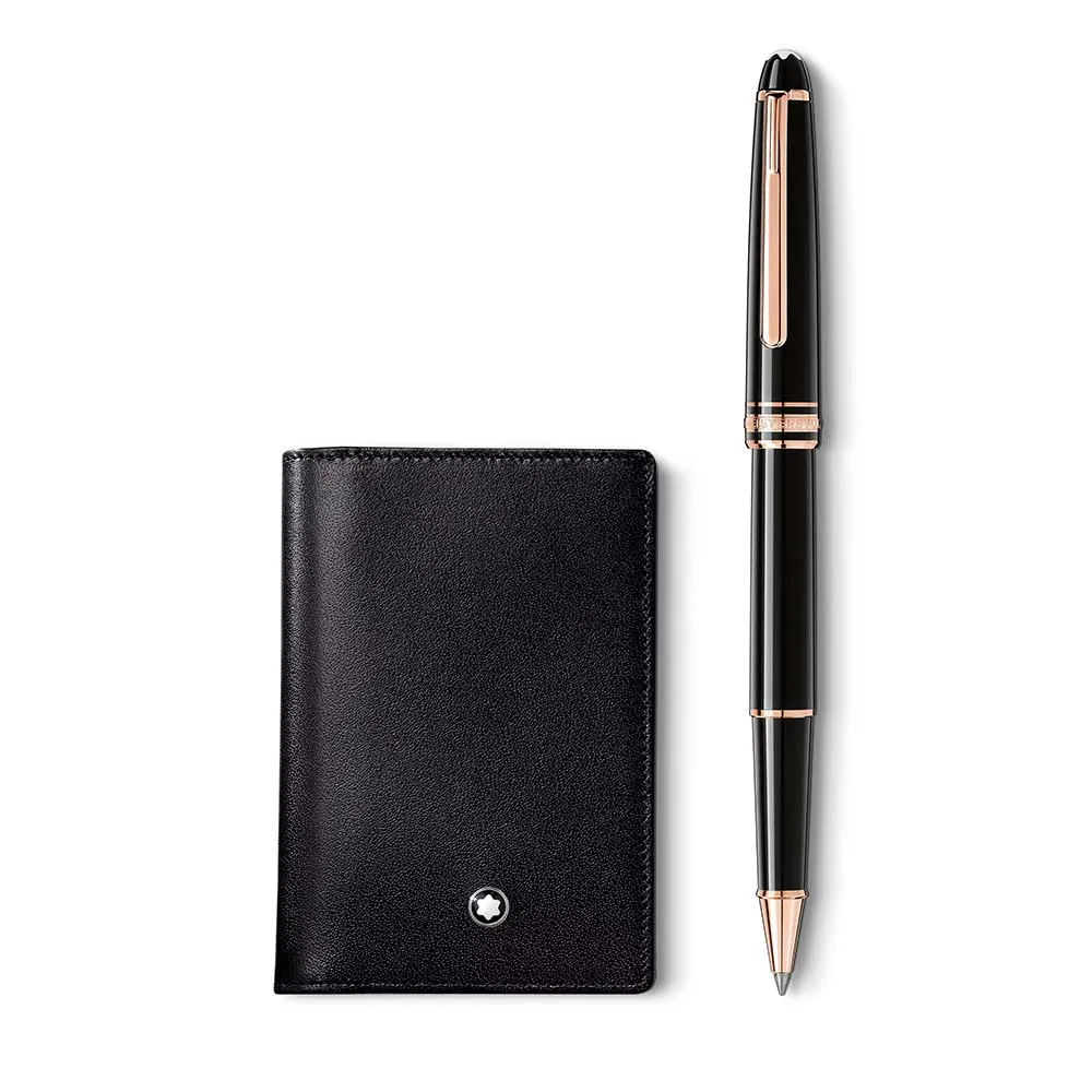 Ручка роллер Montblanc комплект Meisterstück