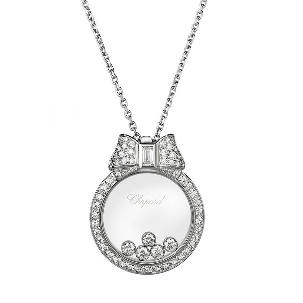 chopard happy diamonds necklace