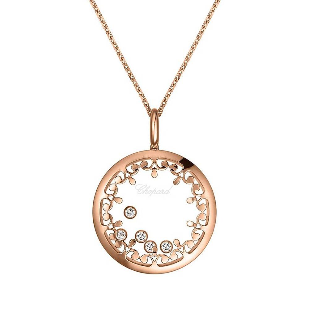 chopard happy diamonds necklace